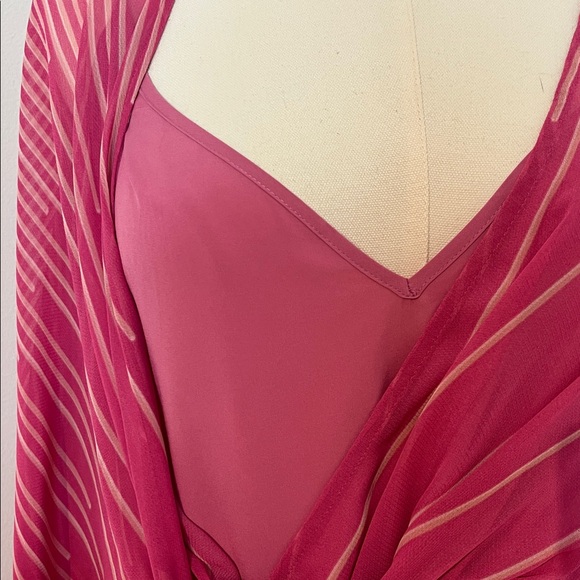 BGBGMAXAZRIA Sunburst High/Low Chiffon Dress - Picture 12 of 17